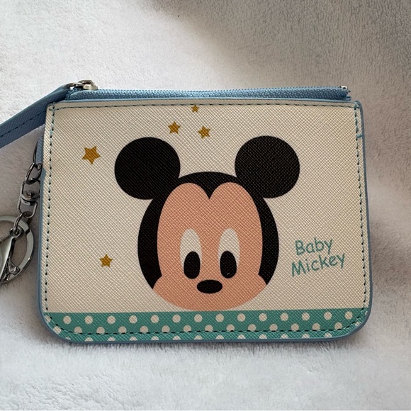Baby Mickey Card Wallet - Blue and Black - Picture 1 of 4